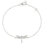 Les poulettes bijoux bracelet libellule argent 925