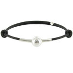 Les poulettes bijoux - bracelet lien bulle argent - classics