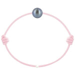 Les poulettes bijoux - bracelet la perle de culture noire des poulettes