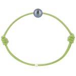 Les poulettes bijoux - bracelet la perle de culture noire des poulettes - classics -