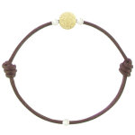 Les poulettes bijoux - bracelet la perle en or 18 k diamant�e des poulettes - classi