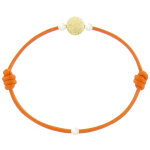 Les poulettes bijoux - bracelet la perle en or 18 k diamant�e des poulettes - colors