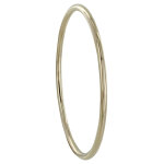 Les poulettes bijoux bracelet plaqu� or jonc fin rond 6, 2cm