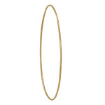 Les poulettes bijoux - bracelet plaqu� or jonc tr�s fin rond 6, 2cm