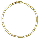 Les poulettes bijoux - bracelet plaqu� or mailles cheval - petit mod�le