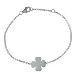 Les poulettes bijoux - bracelet tr�fle argent 925