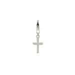 Les poulettes bijoux - charms argent 925 croix - charms bracelet argent