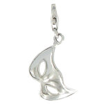 Les poulettes bijoux - charms masque v�nitien en argent
