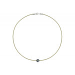 Les poulettes bijoux - collier la perle noire des poulettes - classics - beige