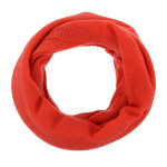 Les poulettes bijoux - echarpe tube 100% cachemire 2 fils classics - rouge