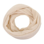 Les poulettes bijoux - echarpe tube 100 % cachemire 2 fils colors - blanc