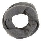 Les poulettes bijoux - echarpe tube 100% cachemire 4 fils volume classics - gris