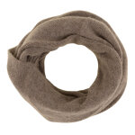 Les poulettes bijoux - echarpe tube 100% cachemire 4 fils volume classics - marron f