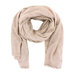 Les poulettes bijoux - etole 100 % cachemire 2 fils classics - beige