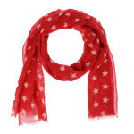 Les poulettes bijoux - foulard etoiles 100% laine classics