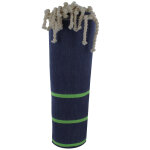 Les poulettes bijoux - fouta drap plage et hammam coton couleur bleu petites rayures