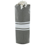 Les poulettes bijoux fouta drap plage et hammam coton couleur kaki
