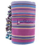 Les poulettes bijoux - kikoy serviette plage coton eponge couleur ray� lilas