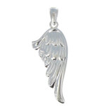 Les poulettes bijoux - pendentif argent aile d'ange