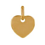 Les poulettes bijoux - pendentif plaqu� or petit coeur fin
