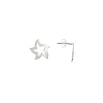 Les poulettes bijoux - v boucles d'oreilles argent 925 etoiles scintillantes