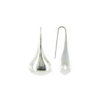Les poulettes bijoux - v boucles d'oreilles argent lingot d'argent 925