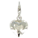 Les poulettes bijoux - v charms argent 925 - petit coeur argent