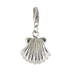 Les poulettes bijoux - v charms argent coquille saint jacques