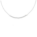 Les poulettes bijoux v collier argent rhodi� rang de perles d'argent