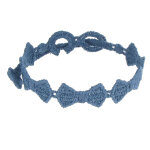 Les poulettes bijoux - v cruciani bracelet dentelle noeuds papillons acier