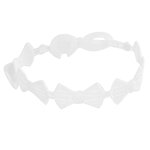 Les poulettes bijoux v cruciani bracelet dentelle noeuds papillons blancs