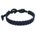 Les poulettes bijoux - v cruciani bracelet homme dentelle mariano bleu fonc�