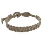 Les poulettes bijoux - v cruciani bracelet homme dentelle mariano marron