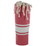 Les poulettes bijoux - v fouta drap plage et hammam coton couleur rose fonc�