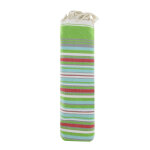 Les poulettes bijoux - v fouta drap plage et hammam coton ray� vert bleu ciel et rou