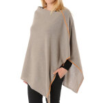 Les poulettes bijoux - v poncho 100% cachemire 2 fils liser� point de croix classics