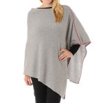 Les poulettes bijoux - v poncho 100% cachemire 2 fils liser� point de croix classics