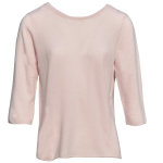 Pull en cachemire recto verso - rose