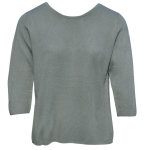 Pull en cachemire recto verso - vert