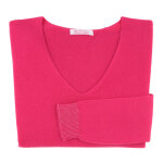 Pull femme 100% cachemire oversize fuchsia