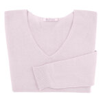 Les poulettes bijoux - pull femme 100% cachemire oversize rose - taille m