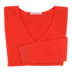 Les poulettes bijoux - pull femme 100% cachemire oversize rouge corail - taille m