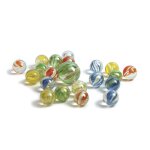 10x filets de 20 billes + 1 calot - couleur aleatoire