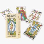 12 * 7cm cbd tarot de marseille cartes oracle divination deck divertissement fte jeux carte de destin ...