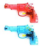 2 pistolet a eau colt 14 x 8. 5 cm cm rouge et bleu jouet