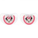 2 sucettes physiologiques silicone + 6m minnie