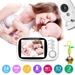 3. 2  lcd ecran babyphone vido ecoute bb video camera surveillance 2. 4 ghz bidirectionnelle vido ...