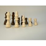 32 pièces d'échecs en bois pas de plateau - grande taille 32 pièces d'échecs en bois pas de plateau - grande taille