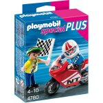4780 - playmobil special plus - enfants avec moto de course