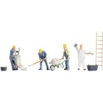 5 figurines de ma�on h0 15055 - noch